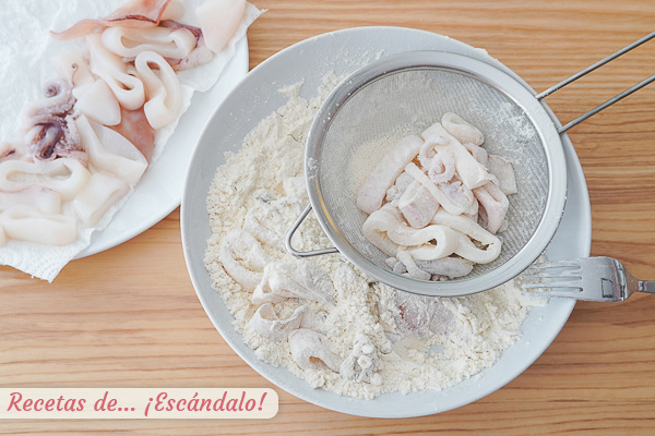 Calamares enharinados a la andaluza
