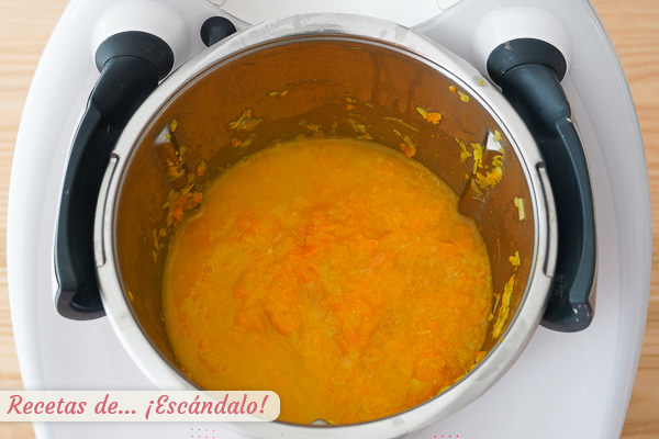 Caldo pure calabaza thermomix