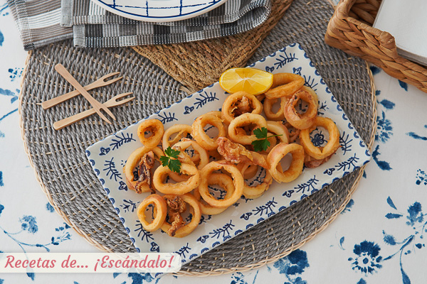 Como hacer la receta de los calamares a la andaluza mas ricos