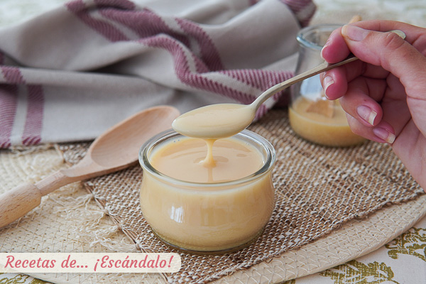 Receta de leche condensada casera, queda de 10