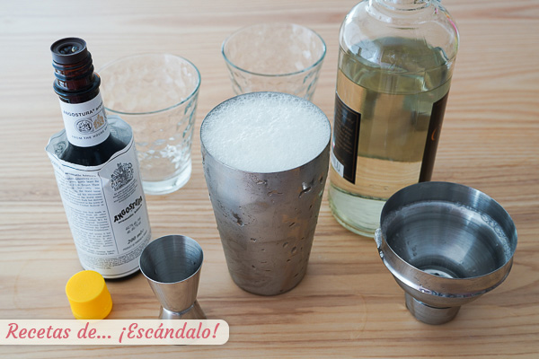 Receta de pisco sour cocktail