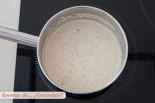 Salsa de nueces casera