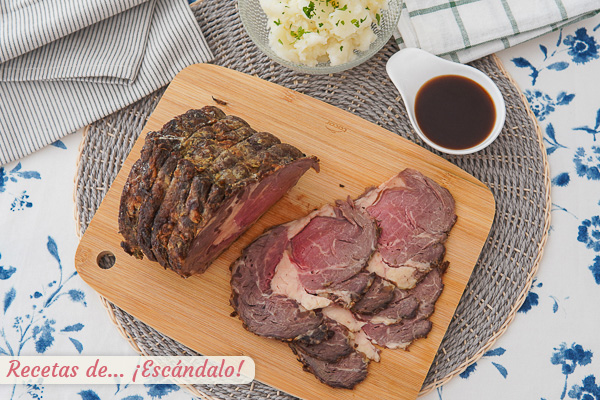 Como hacer rosbif o roastbeef al horno, un asado de ternera exquisito