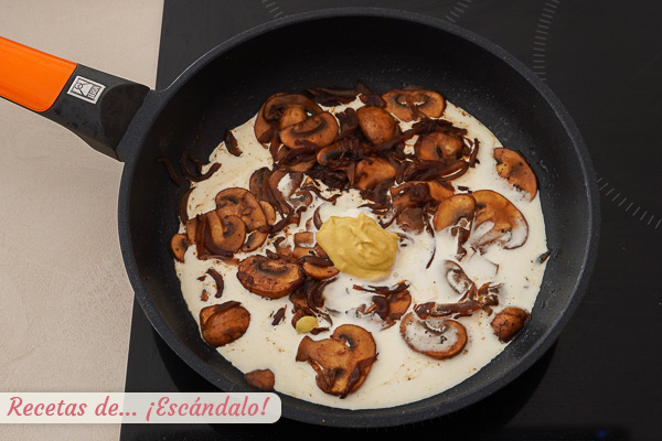 Ingredientes ternera strogonoff