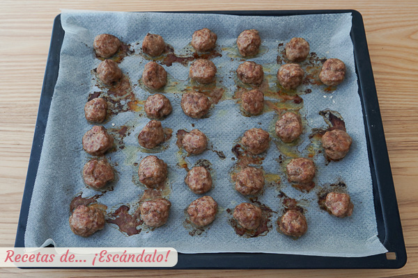 Albondigas al horno
