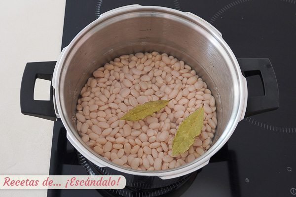 Alubias blancas cocidas