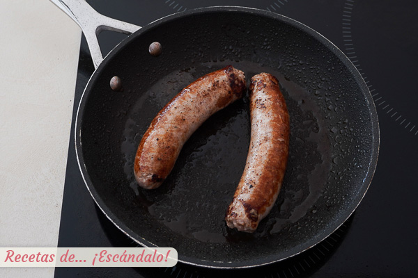 Butifarra o botifarra catalana a la plancha