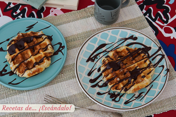 Como hacer gofres en Thermomix con masa casera, exquisitos