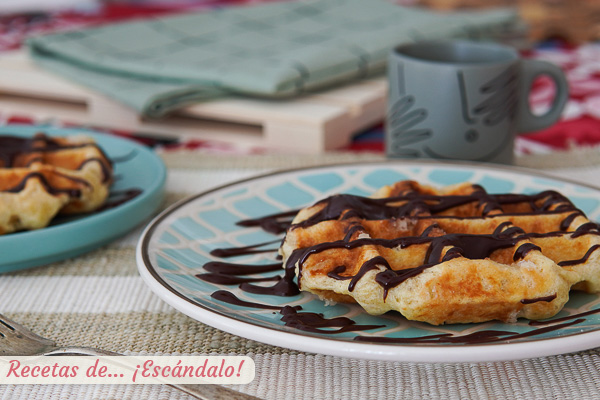 La mejor receta de gofres en Thermomix con masa casera, exquisitos