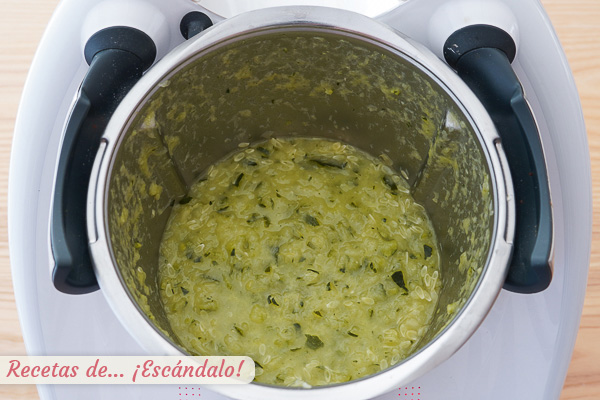 Pure de calabacin casero thermomix