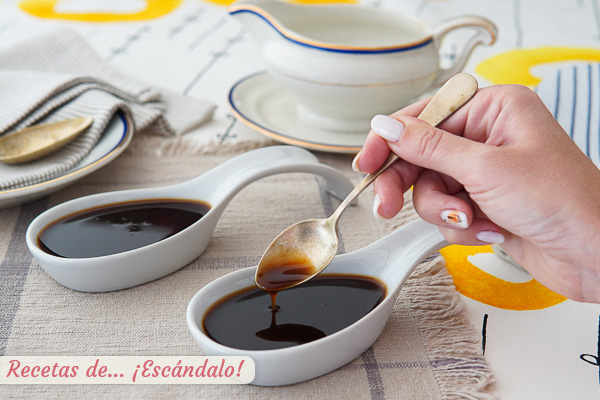 Receta de salsa demi-glace francesa