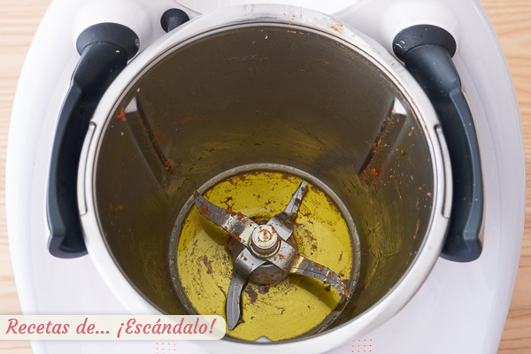 Aceite caliente picadillo