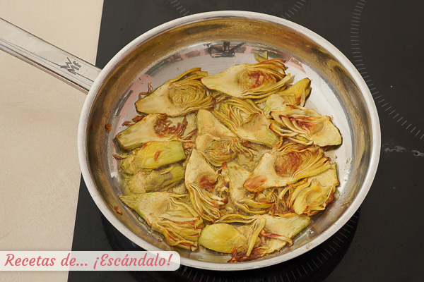 Alcachofas fritas crujientes caseras