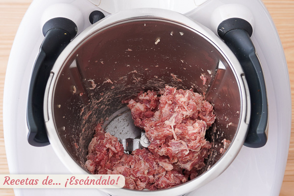 Carne picada thermomix