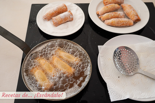 Como freir casadielles caseros asturianos tradicionales