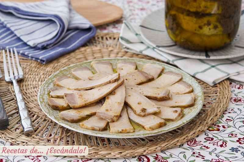 Lomo de orza tradicional, jugoso y exquisito