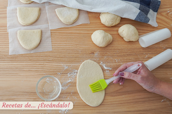 Pan bao masa aceite