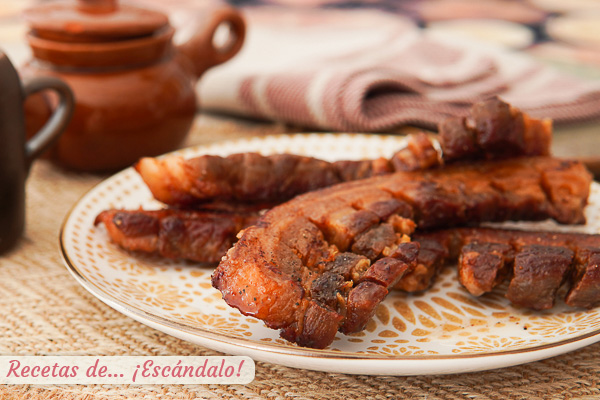 Receta de chicharron de cerdo crujiente y muy sabroso