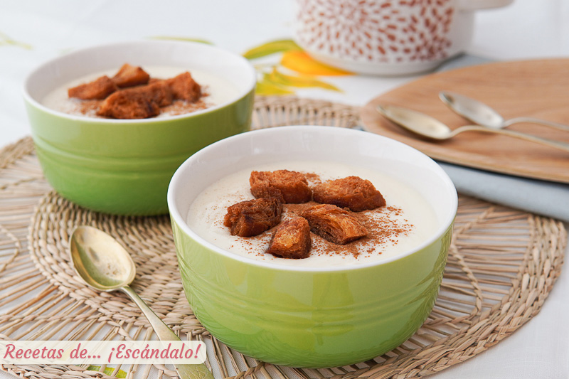 Gachas dulces andaluzas o polea. Receta de la abuela