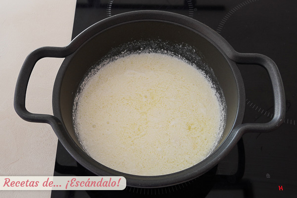 Leche grumosa requeson casero