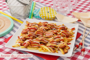 Receta de salchipapa, muy fácil y rica