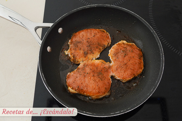 Lomo adobado a la plancha