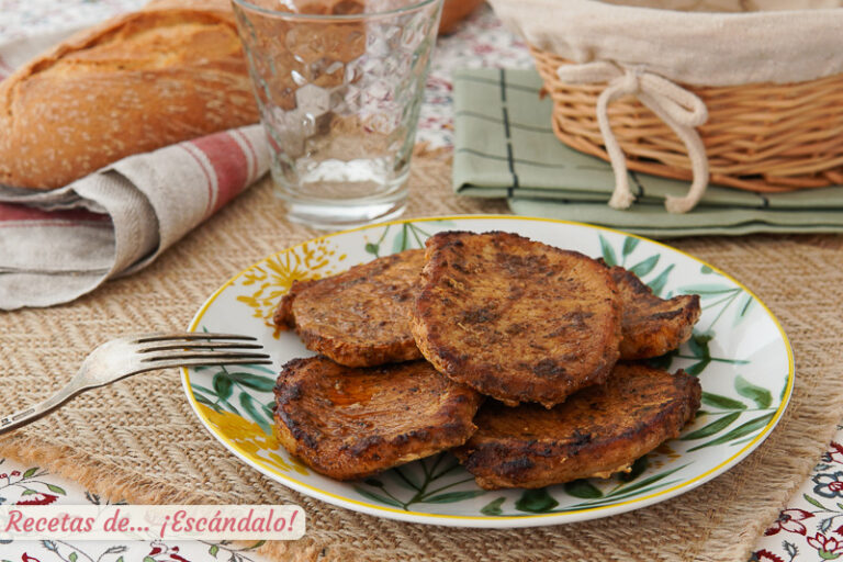 Lomo adobado casero a la plancha, ¡delicioso!