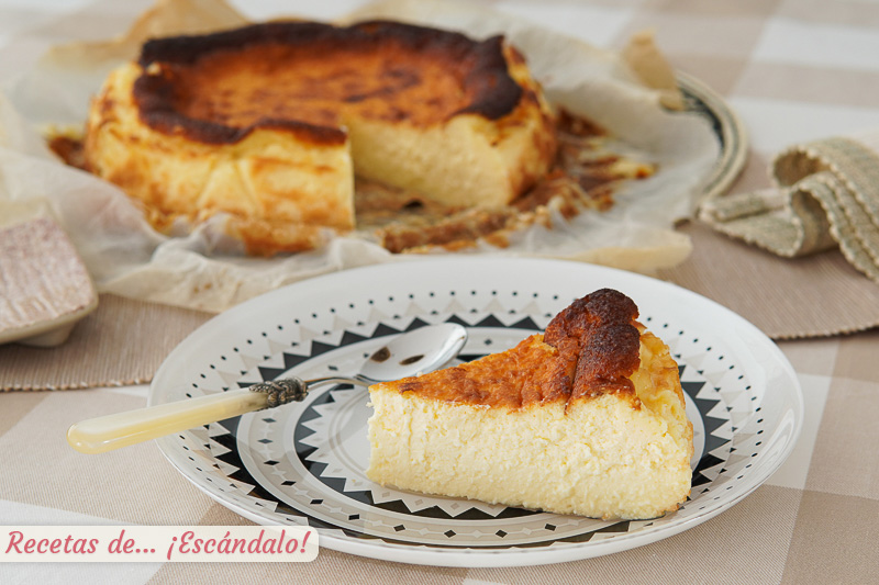 Tarta de queso La Vina con Thermomix, queda de 10