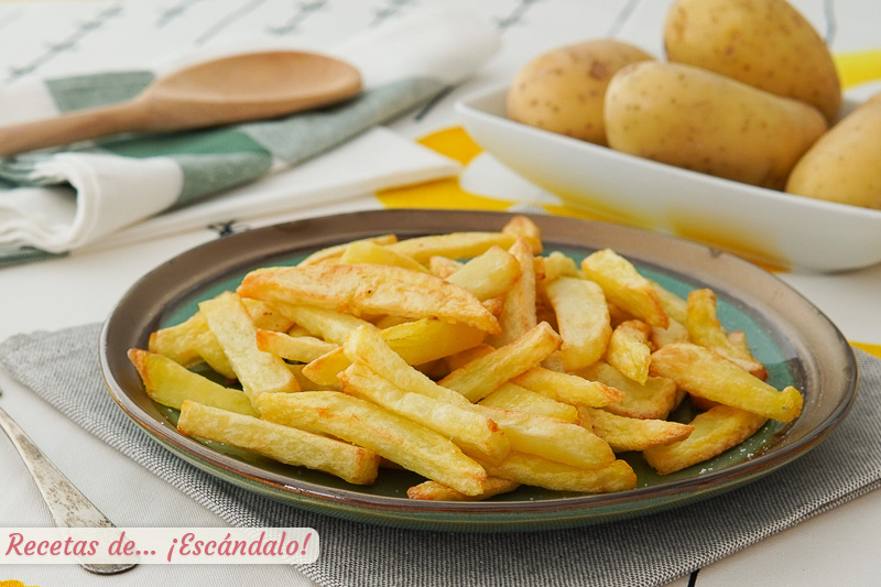 Patatas fritas en freidora de aire o airfryer, las mejores